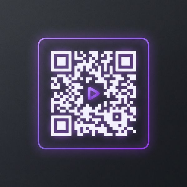 高清3D动漫商务二维码